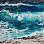 Swept Up in the Moment 10 x 12" soft pastel