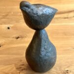 Partridge on a Pear, bronze resin