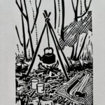 Linocut by Jem Seeley Linocut by Jem Seeley