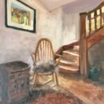 Cosy Corner, oil on linen board