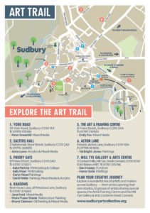 Sudbury September Art Trail 2026 Leaflet Map